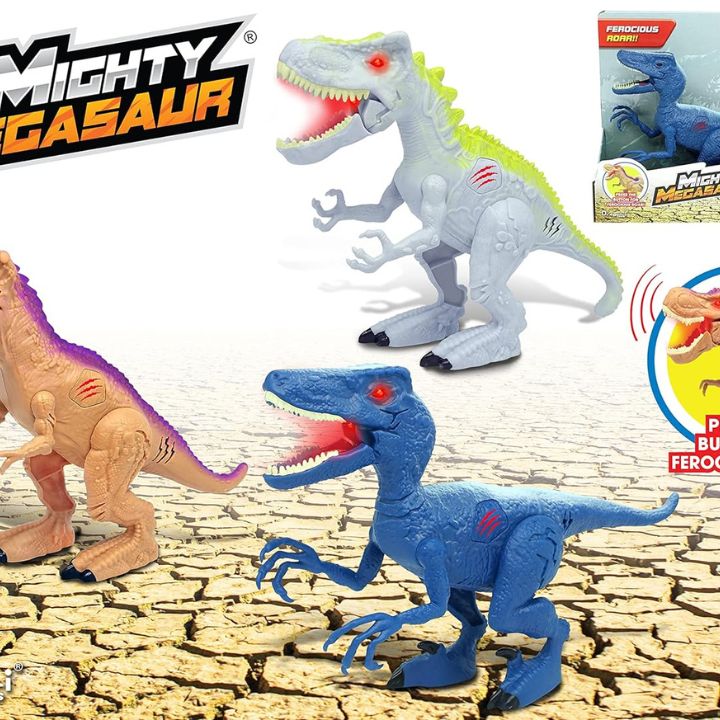 Mighty Megasaur Dinosaur Roaring Trex, Action Figure – Juplay World